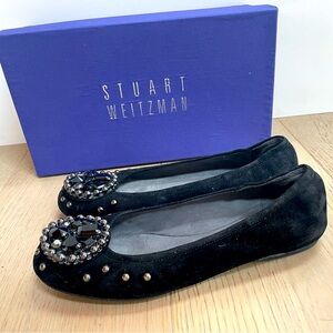 Stuart Weizman ballet flats with beautiful embellishment